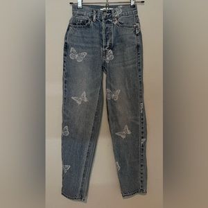 PacSun Denim Butterfly Jeans